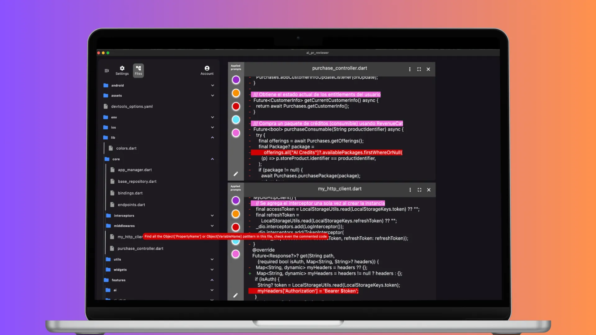 AI PR Reviewer - A developer tool to review pull requests with AI, based on prompt engineering